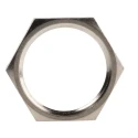 Lapp Silver Nickel Plated Brass Cable Gland Locknut PG16 Thread 