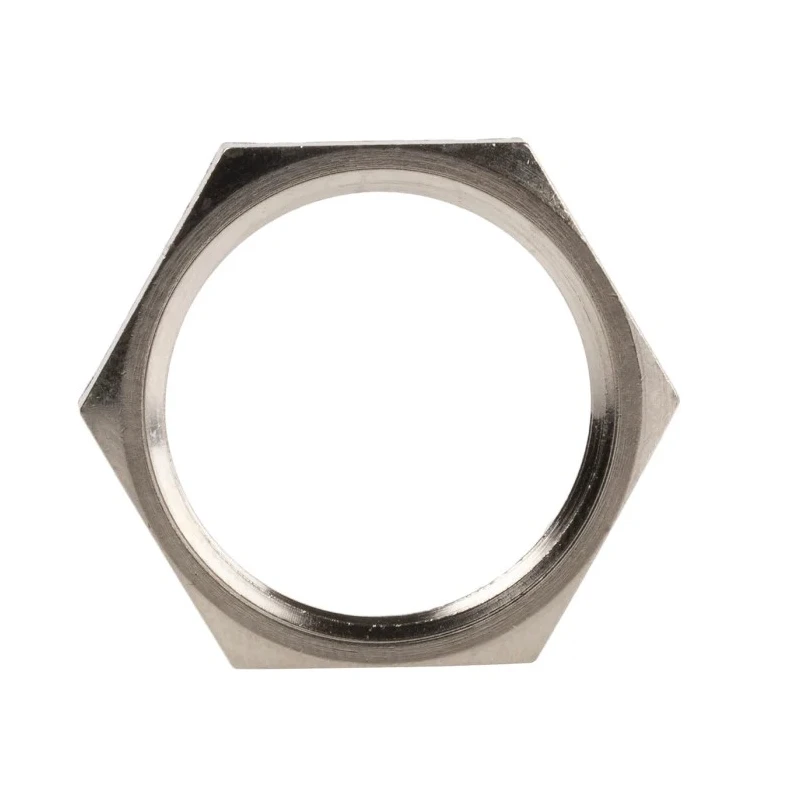 Lapp Silver Nickel Plated Brass Cable Gland Locknut PG16 Thread 