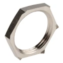 Lapp Silver Nickel Plated Brass Cable Gland Locknut PG16 Thread 