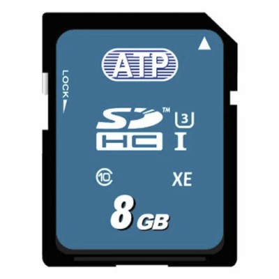 ATP 8 GB Industrial Grade SDHC Memory Card Class 10 UHS 1 U1 AF8GSD3A-WAAXX