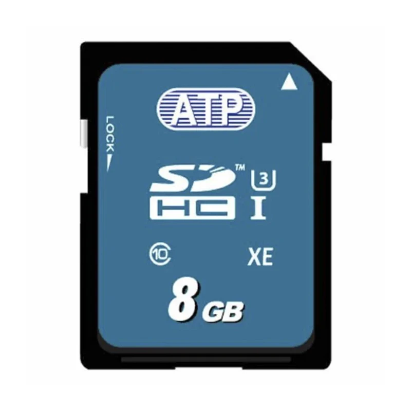 ATP 8 GB Industrial Grade SDHC Memory Card Class 10 UHS 1 U1 AF8GSD3A-WAAXX