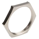 Lapp Silver Nickel Plated Brass Cable Gland Locknut PG29 Thread -60°C to 200°C PG29