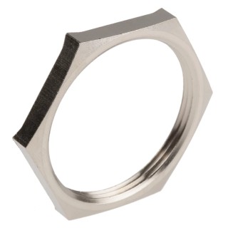 Lapp Silver Nickel Plated Brass Cable Gland Locknut PG29 Thread -60°C to 200°C PG29
