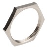Lapp Silver Nickel Plated Brass Cable Gland Locknut PG29 Thread -60°C to 200°C PG29