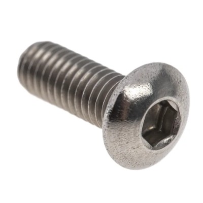 RS PRO Bright Zinc Stainless Steel Hex Socket Cap Screw, Hex Socket, M3 x 8 mm 183-8597