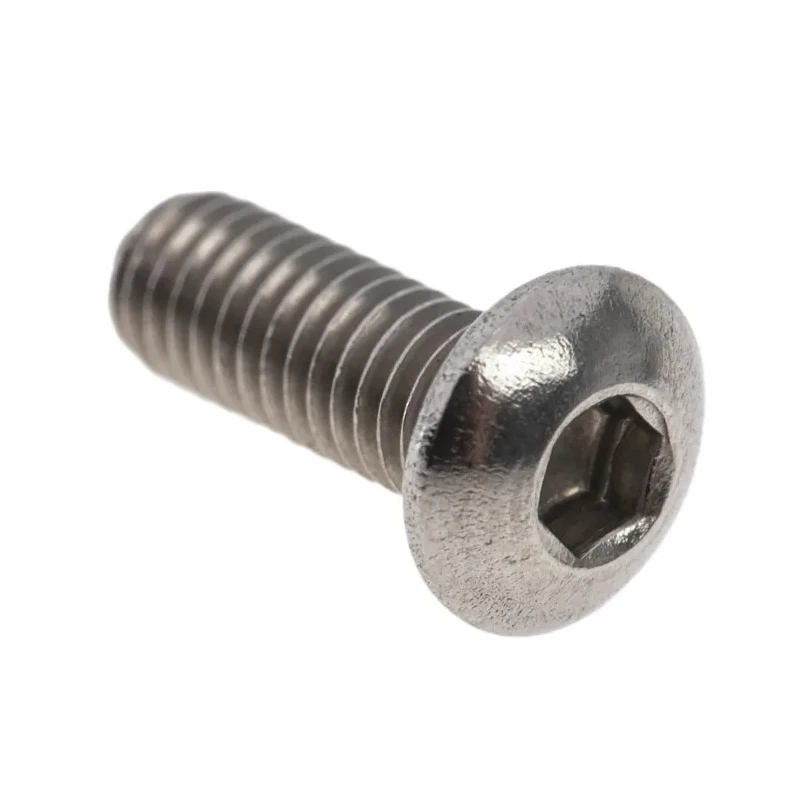 RS PRO Bright Zinc Stainless Steel Hex Socket Cap Screw, Hex Socket, M3 x 8 mm 183-8597