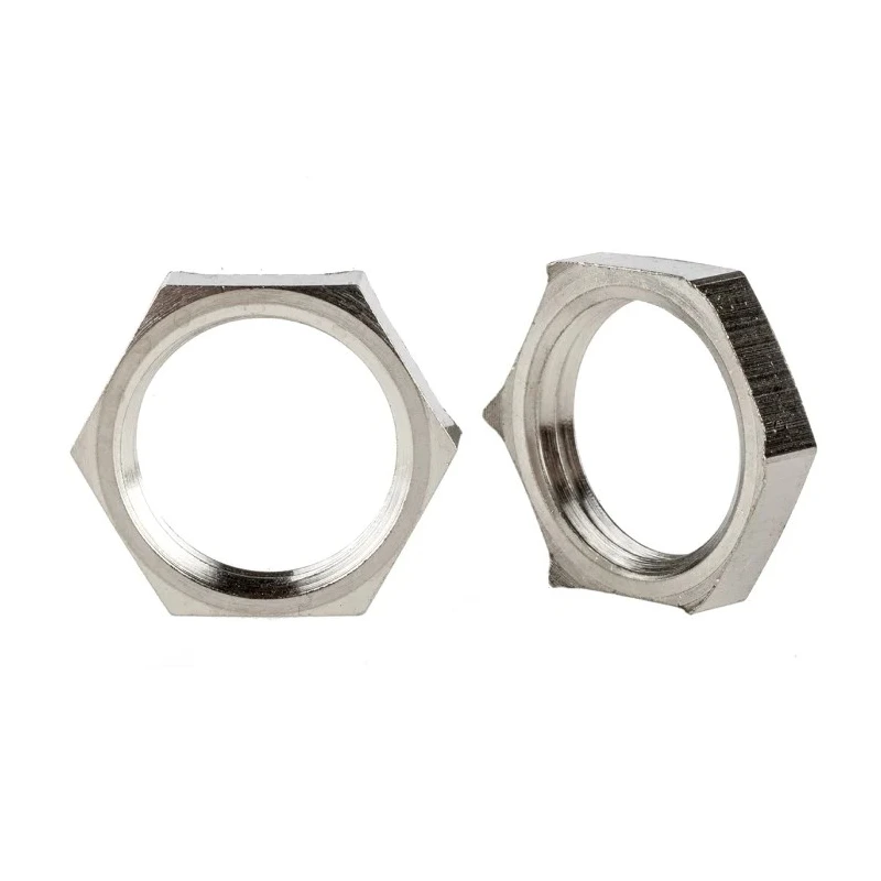 Lapp Silver Nickel Plated Brass Cable Gland Locknut PG9 Thread 52103210