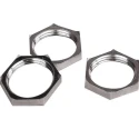 Lapp Silver Nickel Plated Brass Cable Gland Locknut PG9 Thread 52103210