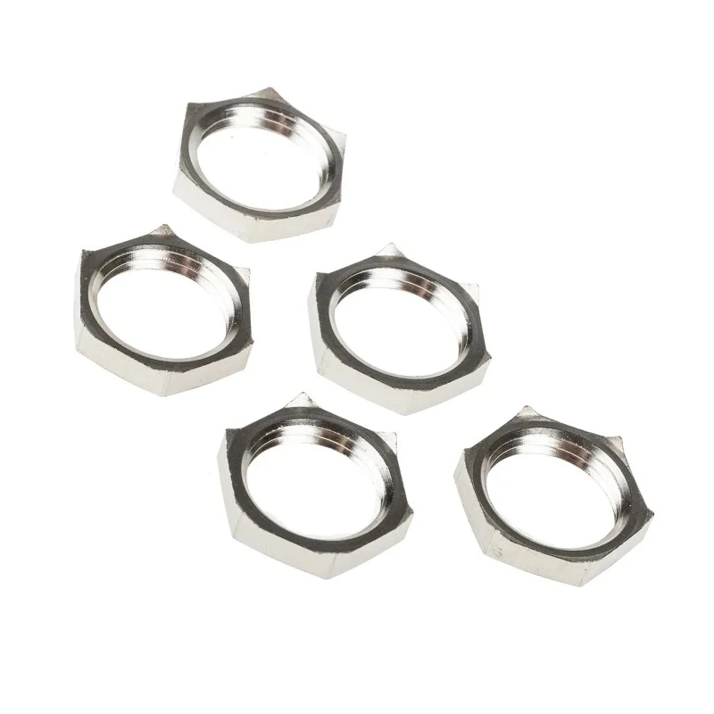 Lapp Silver Nickel Plated Brass Cable Gland Locknut PG9 Thread 52103210