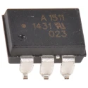 Broadcom ASSR-15XX Series Solid State Relay, 1 A Load Current, 60 V Load Voltage, Surface Mount, 0.8V Control ASSR-1511-301E