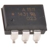 Broadcom ASSR-15XX Series Solid State Relay, 1 A Load Current, 60 V Load Voltage, Surface Mount, 0.8V Control ASSR-1511-301E