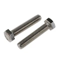 RS PRO Stainless Steel Hex Bolt M12 x 60 mm DIN 933 316 A4 Corrosion Resistant 183-9152