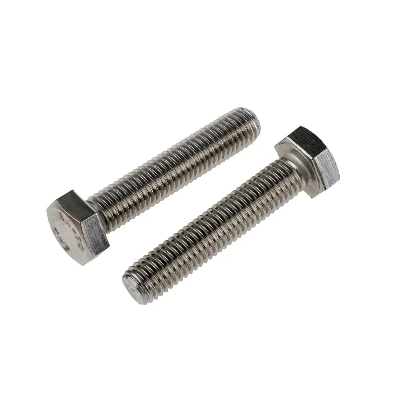 RS PRO Stainless Steel Hex Bolt M12 x 60 mm DIN 933 316 A4 Corrosion Resistant 183-9152
