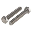 RS PRO Stainless Steel Hex Bolt M12 x 70 mm DIN 933 316 A4 Corrosion Resistant 183-9168