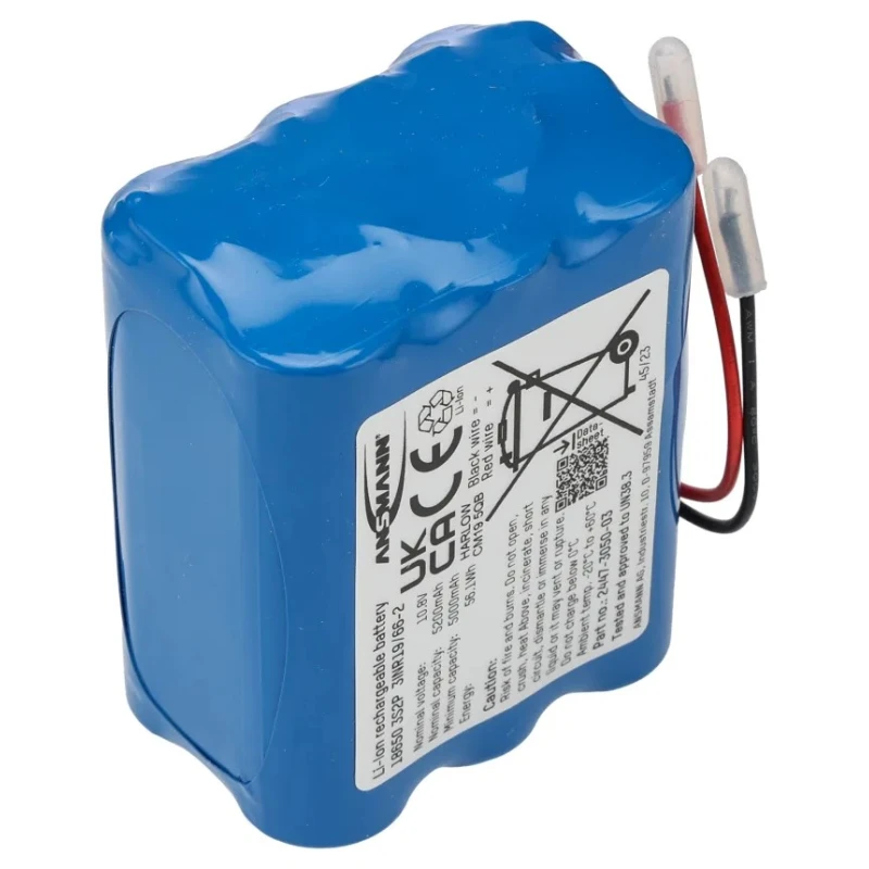 Ansmann 10.8 V Lithium-ion Rechargeable Battery Pack 6 Cells 5.2 Ah 2447-3050-520