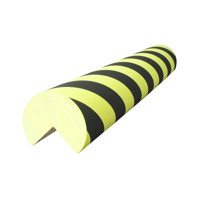 RS PRO Black and Yellow Cylindrical EVA Impact Protector 1 m Length x 150 mm Diameter 15 mm Width 840-0590