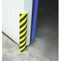 RS PRO Black and Yellow Cylindrical EVA Impact Protector 1 m Length x 150 mm Diameter 15 mm Width 840-0590