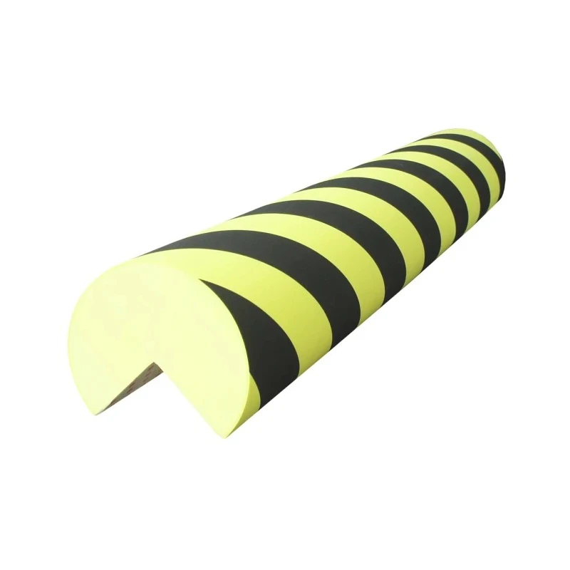 RS PRO Yellow Black Cylindrical Impact Protector 1m Length x 100mm Diameter EVA Material 840-0596