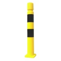 RS PRO Black, Yellow Polyurethane Impact Protector Post Column 100 mm Diameter 200 mm Width 800 mm Height 840-0641