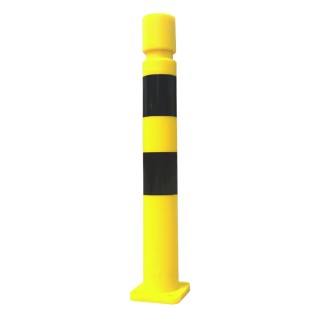 RS PRO Black, Yellow Polyurethane Impact Protector Post Column 100 mm Diameter 200 mm Width 800 mm Height 840-0641