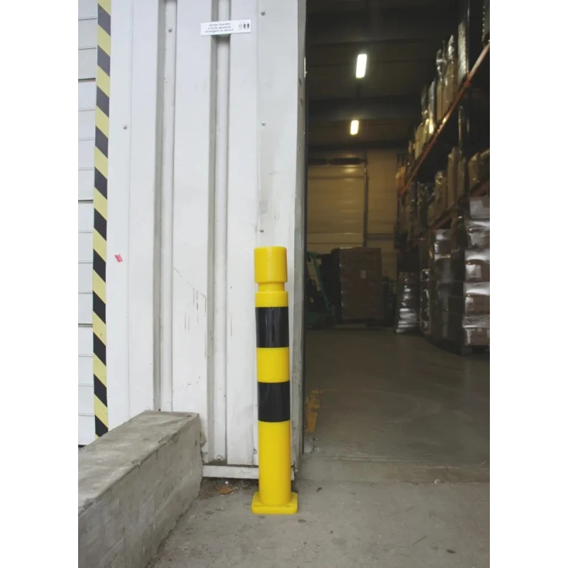 RS PRO Black, Yellow Polyurethane Impact Protector Post Column 100 mm Diameter 200 mm Width 800 mm Height 840-0641