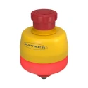 Banner SSA-EB Series Twist Release Illuminated Emergency Stop Push Button, Panel Mount, 30 mm Cutout, 1 NO/1 NC, IP65 
