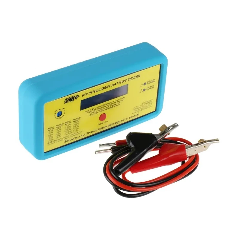 ACT Meter Dual Voltage Intelligent Battery Tester for 6V and 12V Lead Acid Batteries 1.2Ah to 150Ah 612-IBT