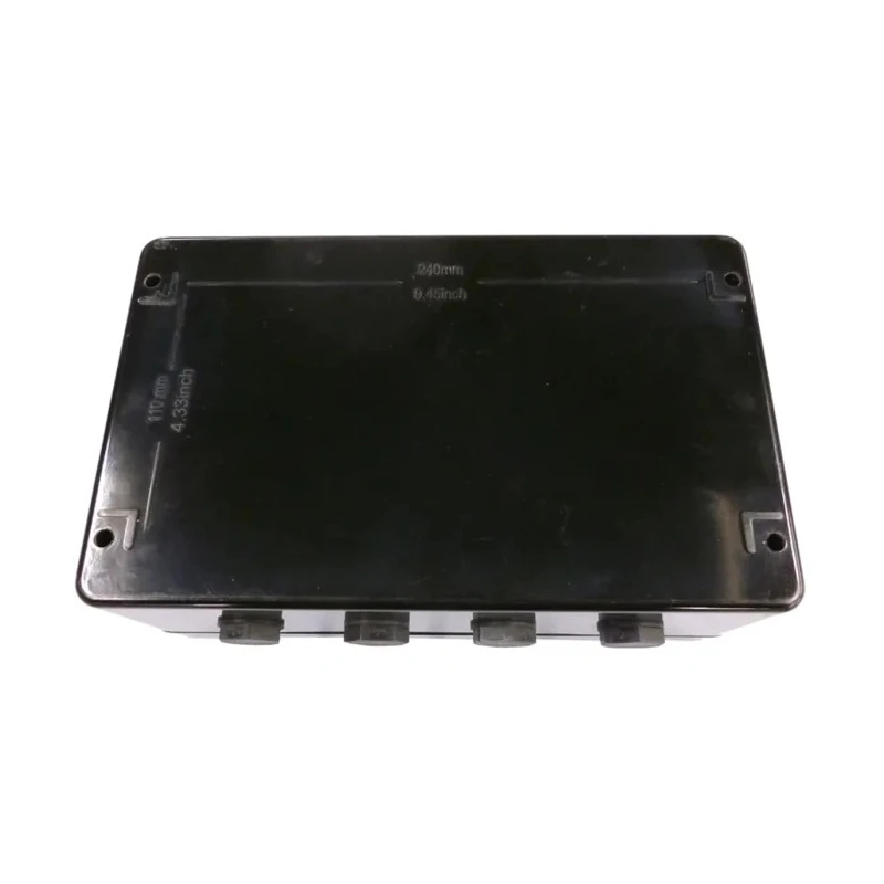 CE-TEK CEP-PA Series Black Glass Reinforced Polyester Junction Box IP66 ATEX 160mm x 90mm x 260mm CEP261690PAU