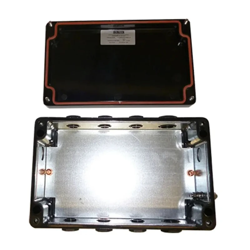 CE-TEK CEP-PA Series Black Glass Reinforced Polyester Junction Box IP66 ATEX 160mm x 90mm x 260mm CEP261690PAU