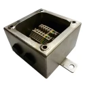 CE-TEK ACEX Series 316L Stainless Steel Junction Box IP66 4 Terminals ATEX 120 mm x 80 mm x 120 mm ACEX121280PA