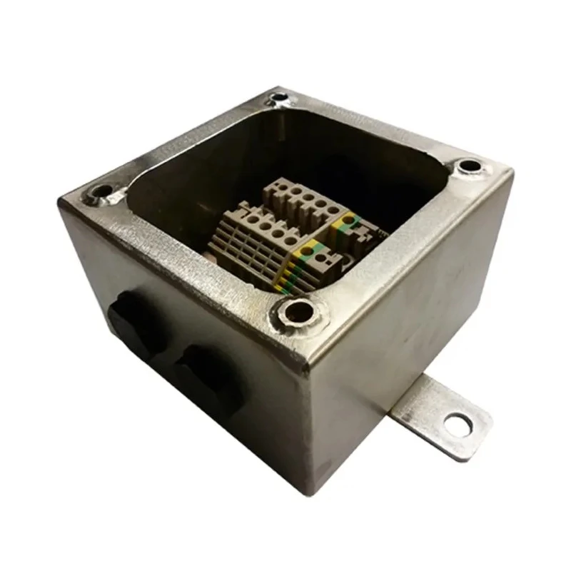 CE-TEK ACEX Series 316L Stainless Steel Junction Box IP66 4 Terminals ATEX 120 mm x 80 mm x 120 mm ACEX121280PA