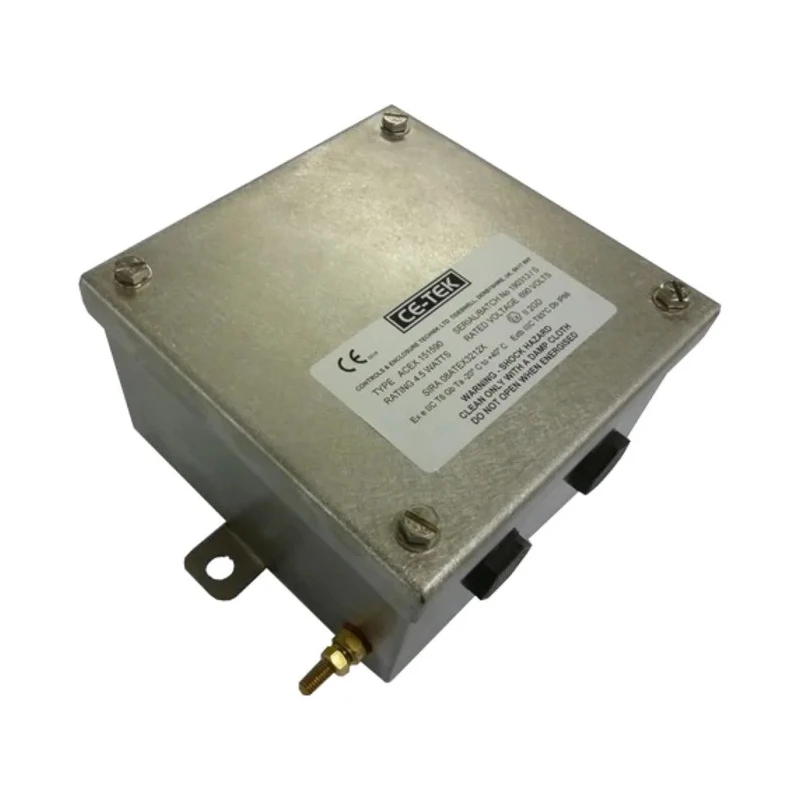 CE-TEK ACEX Series 316L Stainless Steel Junction Box, IP66, 7 Terminals, ATEX Certified, 150 mm x 90 mm x 150 mm ACEX151590PA