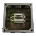 CE-TEK ACEX Series 316L Stainless Steel Junction Box, IP66, 7 Terminals, ATEX Certified, 150 mm x 90 mm x 150 mm ACEX151590PA