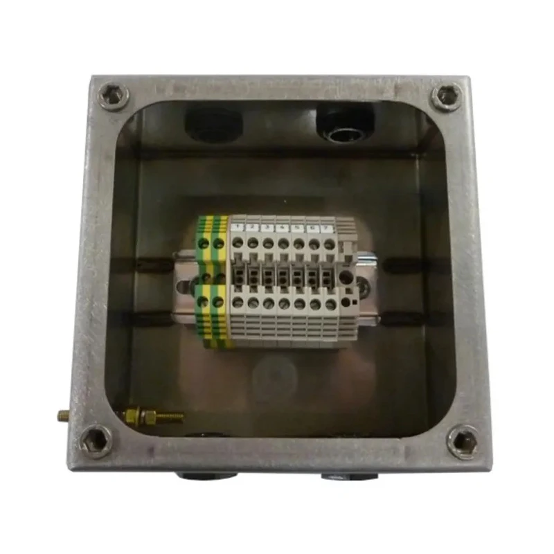 CE-TEK ACEX Series 316L Stainless Steel Junction Box, IP66, 7 Terminals, ATEX Certified, 150 mm x 90 mm x 150 mm ACEX151590PA