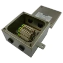 CE-TEK ACEX Series 316L Stainless Steel Junction Box, IP66, 7 Terminals, ATEX Certified, 150 mm x 90 mm x 150 mm ACEX151590PA