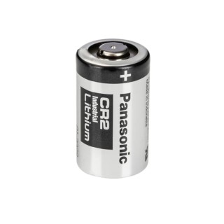 Panasonic Lithium Manganese Dioxide CR2 Button Battery, 3 V, 850mAh Capacity, 15.6 mm Diameter CR-2PE/BN