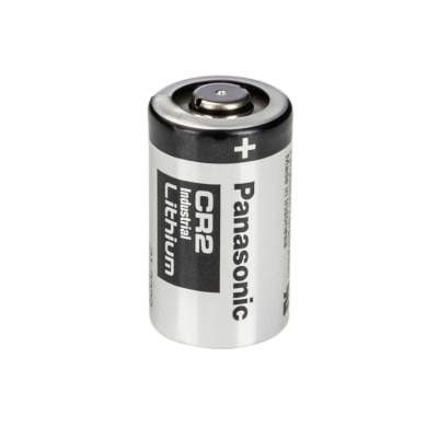 Panasonic Lithium Manganese Dioxide CR2 Button Battery, 3 V, 850mAh Capacity, 15.6 mm Diameter CR-2PE/BN