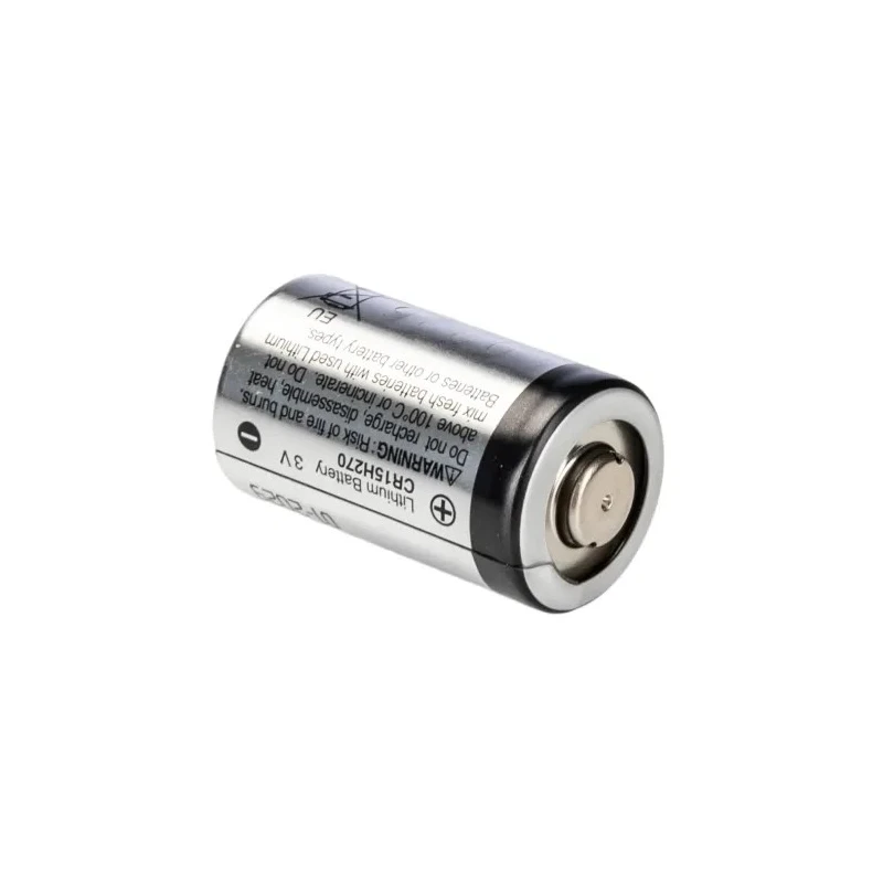 Panasonic Lithium Manganese Dioxide CR2 Button Battery, 3 V, 850mAh Capacity, 15.6 mm Diameter CR-2PE/BN