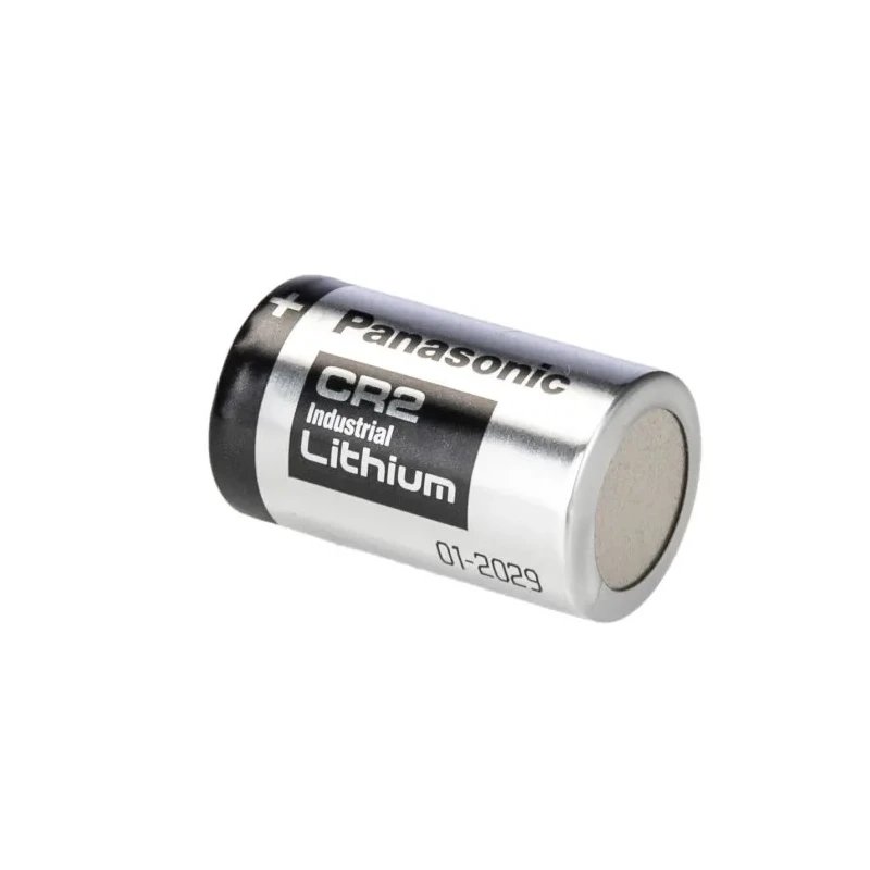 Panasonic Lithium Manganese Dioxide CR2 Button Battery, 3 V, 850mAh Capacity, 15.6 mm Diameter CR-2PE/BN