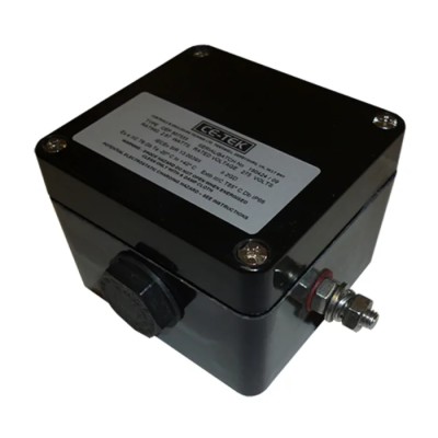 CE-TEK CEP Series Black Glass Reinforced Polyester Junction Box IECEx Certified IP66 75mm x 55mm x 80mm CEP807555PI