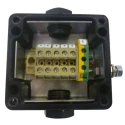 CE-TEK CEP Series Black Glass Reinforced Polyester Junction Box IECEx Certified IP66 75mm x 55mm x 80mm CEP807555PI