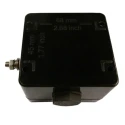 CE-TEK CEP Series Black Glass Reinforced Polyester Junction Box IECEx Certified IP66 75mm x 55mm x 80mm CEP807555PI