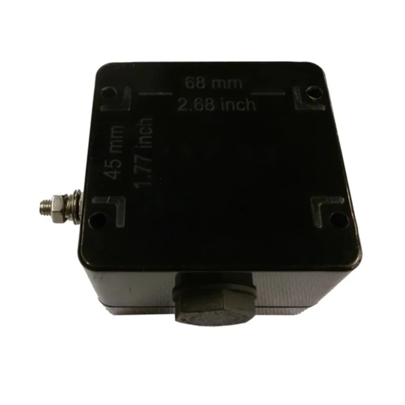 CE-TEK CEP Series Black Glass Reinforced Polyester Junction Box IECEx Certified IP66 75mm x 55mm x 80mm CEP807555PI