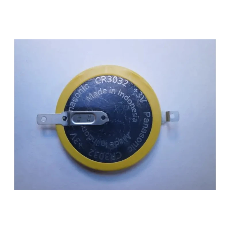 Panasonic CR3032 Button Battery Lithium Manganese Dioxide 3 V 500mAh 30 mm Diameter CR-3032/F2N
