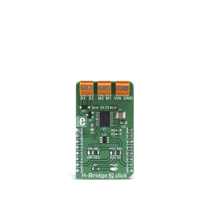 MikroElektronika H-Bridge 2 Click Board Half-Bridge Driver for MPC17510, 1.2A, 15V MIKROE-3000