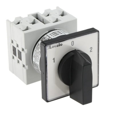 Lovato Electric Cam Switch 3 Position 60 ° Knob Actuator 20 A GX2052U
