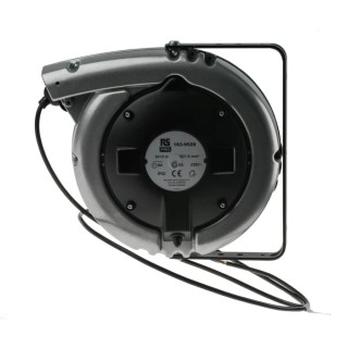 RS PRO Cable Reel 24 m Length 230V 8A Black IP42 Model IP42