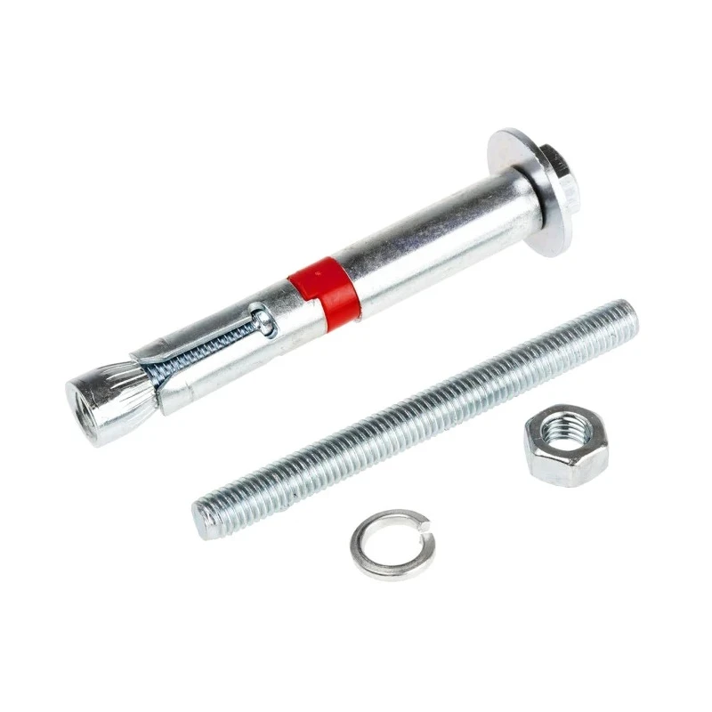 RS PRO Steel Concrete Bolt M8 x 80 mm, 12 mm Drill Diameter, Maximum Fixing Thickness 10 mm 840-0650