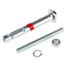 RS PRO Steel Concrete Bolt M8 x 80 mm, 12 mm Drill Diameter, Maximum Fixing Thickness 10 mm 840-0650