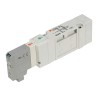 SMC Pneumatic Solenoid Valve , Solenoid /2000/3000/4000 Series, 24V DC, Die Cast Aluminium Body, 5 Ports, 0.7 MPa SV1000